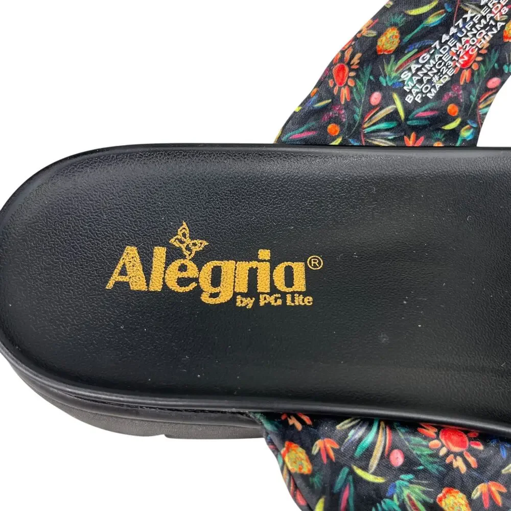 Alegria Dream Fit Slide Sandals Sage Fruit Punch 40